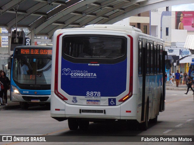 ATT - Atlântico Transportes e Turismo - Vitória da Conquista 8878 na cidade de Vitória da Conquista, Bahia, Brasil, por Fabrício Portella Matos. Número da foto: #11761010.