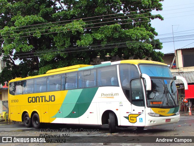 Empresa Gontijo de Transportes 17300 na cidade de Pirapora, Minas Gerais, Brasil, por Andrew Campos. ID da foto: 11761160.