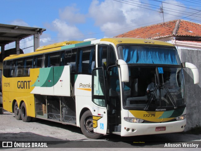 Empresa Gontijo de Transportes 17275 na cidade de Fortaleza, Ceará, Brasil, por Alisson Wesley. ID da foto: 11760926.