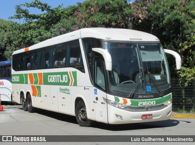 Empresa Gontijo de Transportes 21600 na cidade de São Paulo, São Paulo, Brasil, por Luiz Guilherme  Nascimento. ID da foto: 11761184.