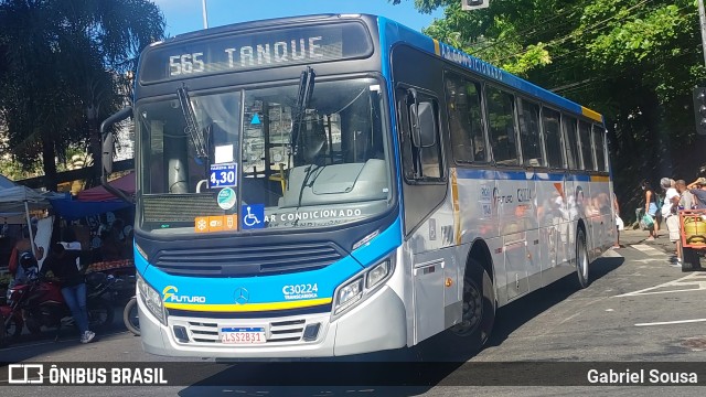 Transportes Futuro C30224 na cidade de Rio de Janeiro, Rio de Janeiro, Brasil, por Gabriel Sousa. ID da foto: 11760110.