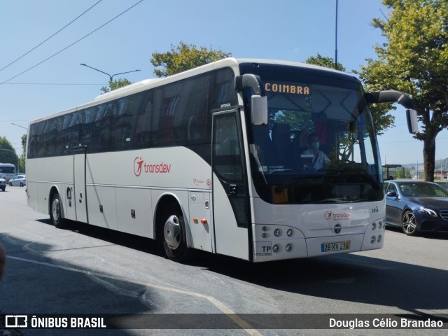 Autocarros Transdev 2814 na cidade de Coimbra, Coimbra, Portugal, por Douglas Célio Brandao. ID da foto: 11759703.