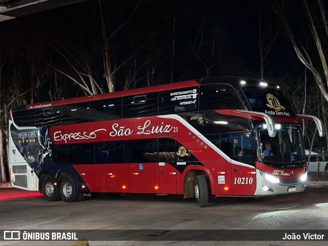 Expresso São Luiz 10210 na cidade de Cuiabá, Mato Grosso, Brasil, por João Victor. Número da foto: #11761288.