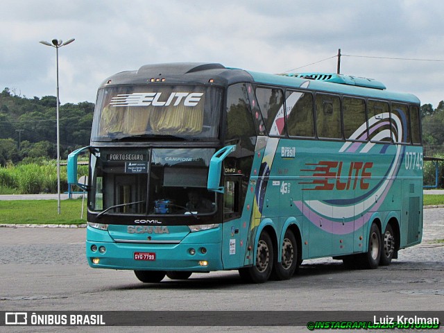 Elite Turismo 07745 na cidade de Juiz de Fora, Minas Gerais, Brasil, por Luiz Krolman. ID da foto: 11760967.