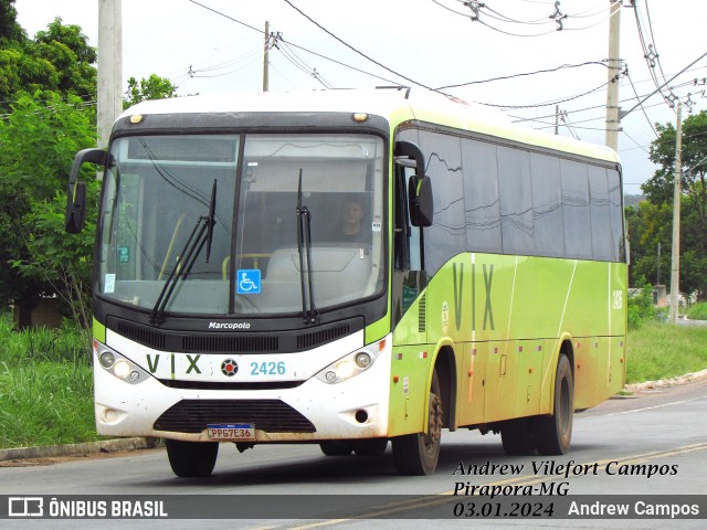 VIX Transporte e Logística 2426 na cidade de Pirapora, Minas Gerais, Brasil, por Andrew Campos. Número da foto: #11761144.