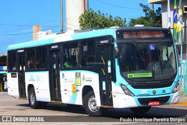 Maraponga Transportes 26529 na cidade de Fortaleza, Ceará, Brasil, por Paulo Henrique Pereira Borges. Número da foto: #11760264.