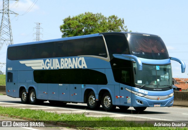 Viação Águia Branca 50630 na cidade de Roseira, São Paulo, Brasil, por Adriano Duarte. ID da foto: 11759081.