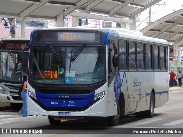 ATT - Atlântico Transportes e Turismo - Vitória da Conquista 8884 na cidade de Vitória da Conquista, Bahia, Brasil, por Fabrício Portella Matos. Número da foto: #11761255.