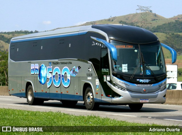 BR-500 Viagens e Turismo RJ 843.006 na cidade de Roseira, São Paulo, Brasil, por Adriano Duarte. ID da foto: 11760626.