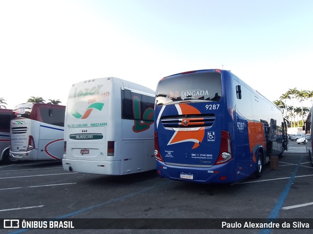 Transportes Jangada 9287 na cidade de Aparecida, São Paulo, Brasil, por Paulo Alexandre da Silva. ID da foto: 11763281.