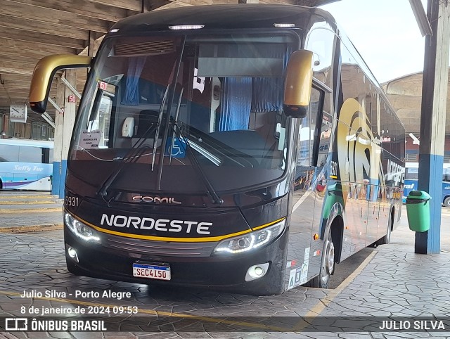 Expresso Nordeste 5931 na cidade de Porto Alegre, Rio Grande do Sul, Brasil, por JULIO SILVA. Número da foto: #11762523.