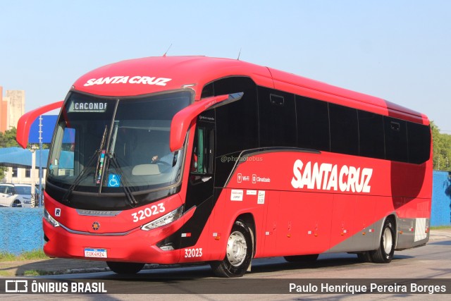 Viação Santa Cruz 32023 na cidade de São Paulo, São Paulo, Brasil, por Paulo Henrique Pereira Borges. ID da foto: 11763718.