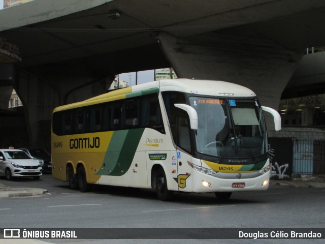 Empresa Gontijo de Transportes 18245 na cidade de Belo Horizonte, Minas Gerais, Brasil, por Douglas Célio Brandao. ID da foto: 11763219.