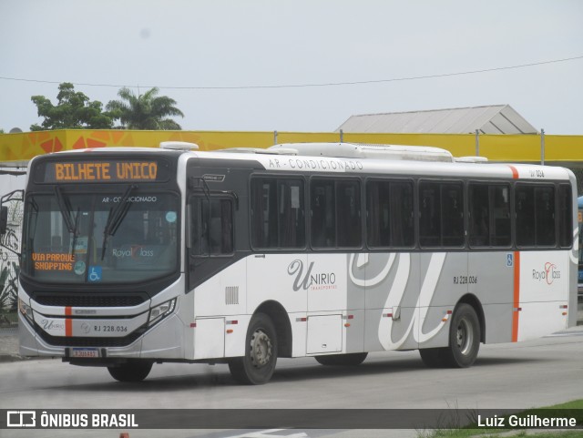 UniRio Transportes RJ 228.036 na cidade de Rio de Janeiro, Rio de Janeiro, Brasil, por Luiz Guilherme. Número da foto: #11763607.