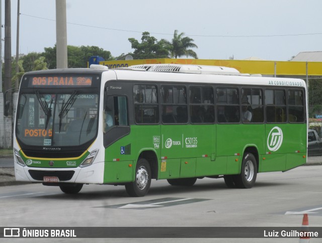 Tijuquinha - Auto Viação Tijuca C50135 na cidade de Rio de Janeiro, Rio de Janeiro, Brasil, por Luiz Guilherme. Número da foto: #11763570.