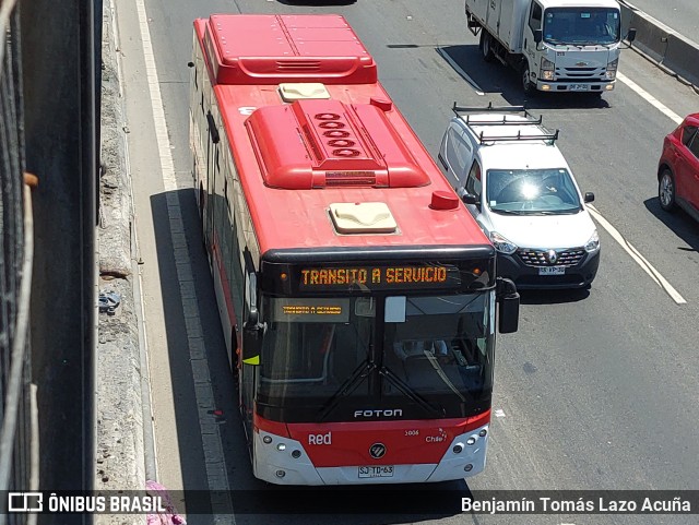 Buses Alfa S.A. 3006 na cidade de Estación Central, Santiago, Metropolitana de Santiago, Chile, por Benjamín Tomás Lazo Acuña. Número da foto: #11764025.
