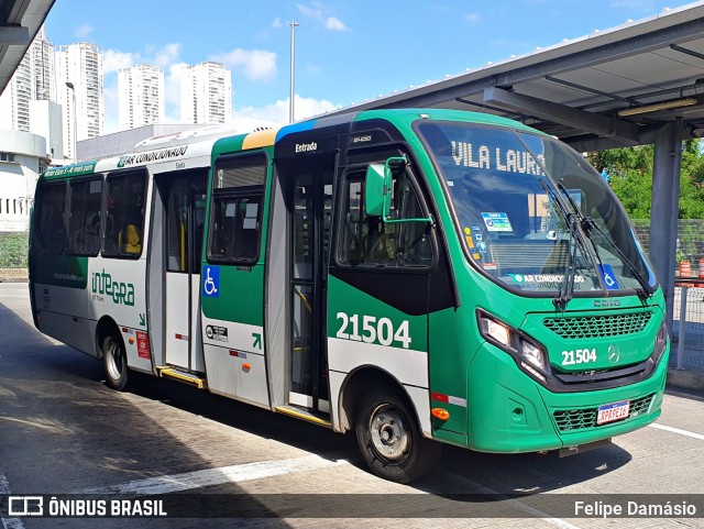 OT Trans - Ótima Salvador Transportes 21504 na cidade de Salvador, Bahia, Brasil, por Felipe Damásio. ID da foto: 11762684.