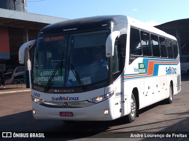 VUSC - Viação União Santa Cruz 2490 na cidade de Porto Alegre, Rio Grande do Sul, Brasil, por André Lourenço de Freitas. Número da foto: #11762989.