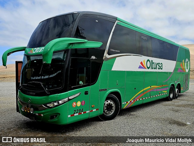OLTURSA - Empresa de Transporte Turístico Olano 2294 na cidade de Mariscal Cáceres, Camaná, Arequipa, Peru, por Joaquín Mauricio Vidal Mollyk. Número da foto: #11762890.