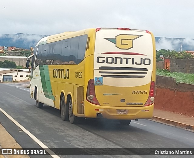 Empresa Gontijo de Transportes 18195 na cidade de Montes Claros, Minas Gerais, Brasil, por Cristiano Martins. Número da foto: #11762090.