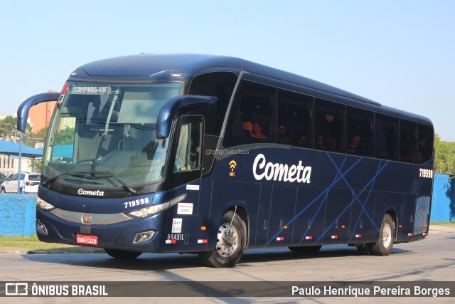 Viação Cometa 719598 na cidade de São Paulo, São Paulo, Brasil, por Paulo Henrique Pereira Borges. ID da foto: 11763755.