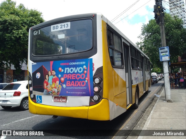 Belém Rio Transportes BD-213 na cidade de Belém, Pará, Brasil, por Jonas Miranda. Número da foto: #11762230.