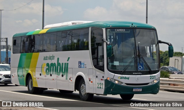 Auto Viação Cambuí 221 na cidade de São Paulo, São Paulo, Brasil, por Cristiano Soares da Silva. ID da foto: 11763894.