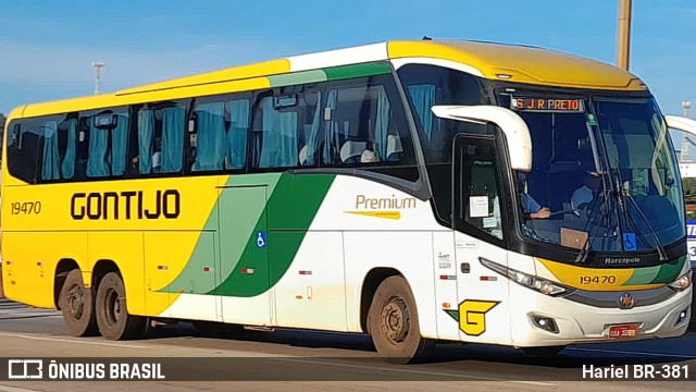 Empresa Gontijo de Transportes 19470 na cidade de Betim, Minas Gerais, Brasil, por Hariel BR-381. Número da foto: #11762998.
