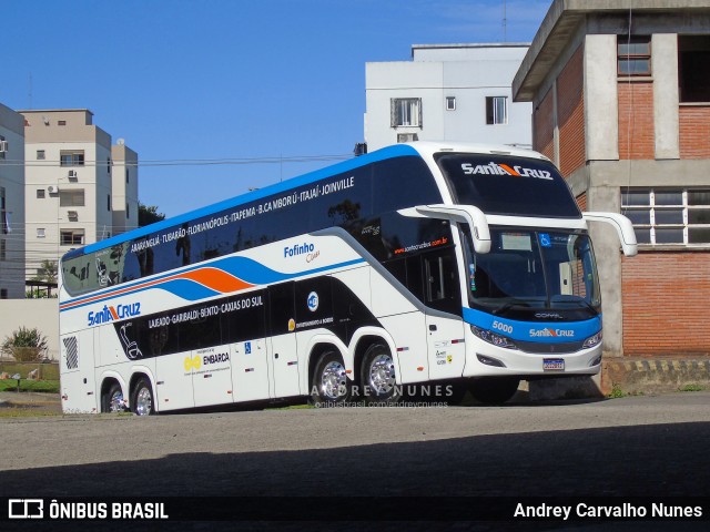 VUSC - Viação União Santa Cruz 5000 na cidade de Santa Maria, Rio Grande do Sul, Brasil, por Andrey Carvalho Nunes. ID da foto: 11764005.