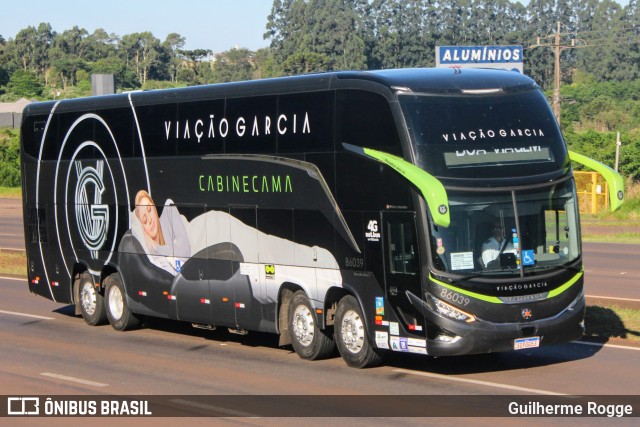 Viação Garcia 86039 na cidade de Cascavel, Paraná, Brasil, por Guilherme Rogge. ID da foto: 11764255.