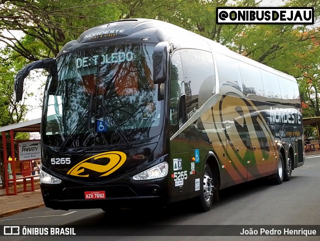 Expresso Nordeste 5265 na cidade de Jaú, São Paulo, Brasil, por João Pedro Henrique. Número da foto: #11762721.