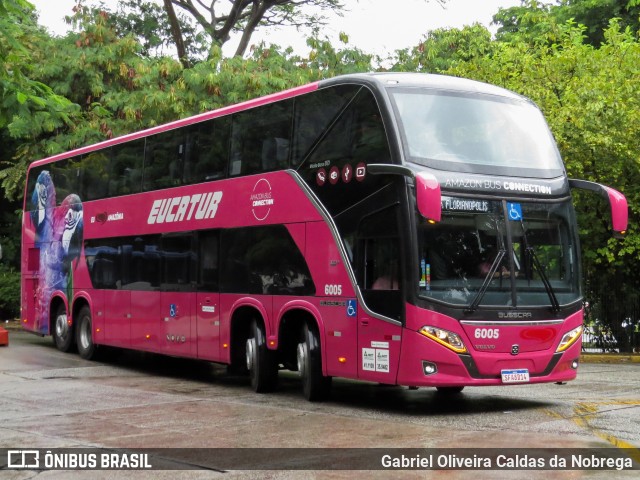 Eucatur - Empresa União Cascavel de Transportes e Turismo 6005 na cidade de São Paulo, São Paulo, Brasil, por Gabriel Oliveira Caldas da Nobrega. Número da foto: #11761922.