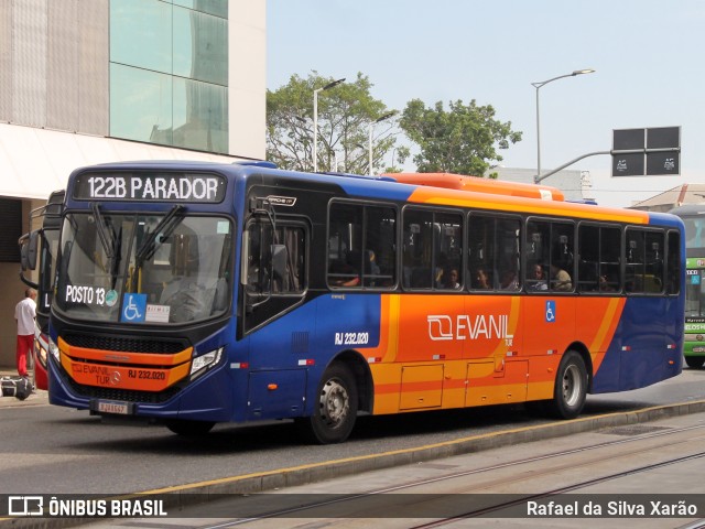 Evanil Transportes e Turismo RJ 232.020 na cidade de Rio de Janeiro, Rio de Janeiro, Brasil, por Rafael da Silva Xarão. Número da foto: #11762870.