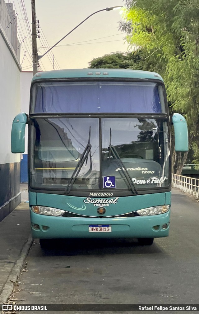 Samuel Transporte Turismo 1120 na cidade de Campo Belo, Minas Gerais, Brasil, por Rafael Felipe Santos Silva. ID da foto: 11761537.