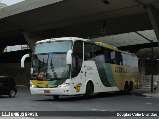 Empresa Gontijo de Transportes 14170 na cidade de Belo Horizonte, Minas Gerais, Brasil, por Douglas Célio Brandao. ID da foto: 11763213.