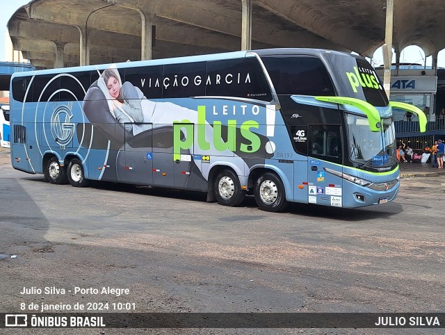 Viação Garcia 88197 na cidade de Porto Alegre, Rio Grande do Sul, Brasil, por JULIO SILVA. Número da foto: #11762526.
