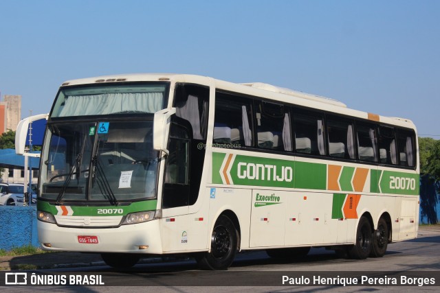 Empresa Gontijo de Transportes 20070 na cidade de São Paulo, São Paulo, Brasil, por Paulo Henrique Pereira Borges. ID da foto: 11763735.