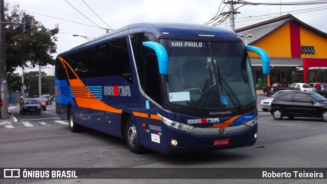 Breda Transportes e Serviços 1566 na cidade de São Paulo, São Paulo, Brasil, por Roberto Teixeira. ID da foto: 11763480.