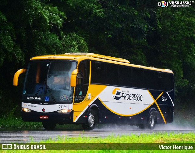 Viação Progresso 32174 na cidade de Petrópolis, Rio de Janeiro, Brasil, por Victor Henrique. Número da foto: #11763774.