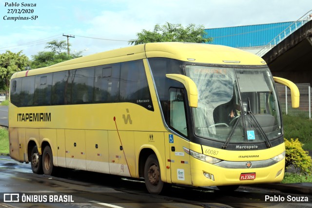 Viação Itapemirim 60087 na cidade de Campinas, São Paulo, Brasil, por Pablo Souza. ID da foto: 11763527.