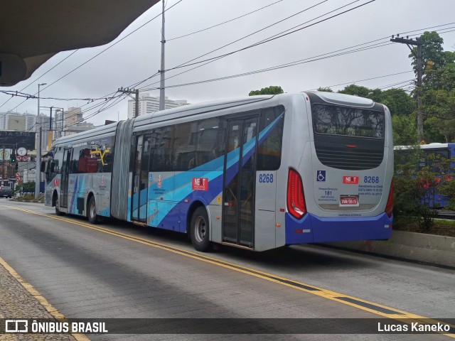 Next Mobilidade - ABC Sistema de Transporte 8268 na cidade de São Bernardo do Campo, São Paulo, Brasil, por Lucas Kaneko. ID da foto: 11762781.