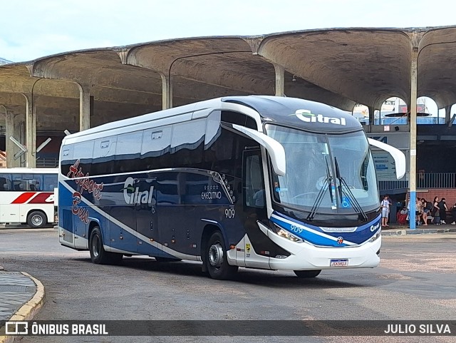 Citral Transporte e Turismo 909 na cidade de Porto Alegre, Rio Grande do Sul, Brasil, por JULIO SILVA. ID da foto: 11762548.