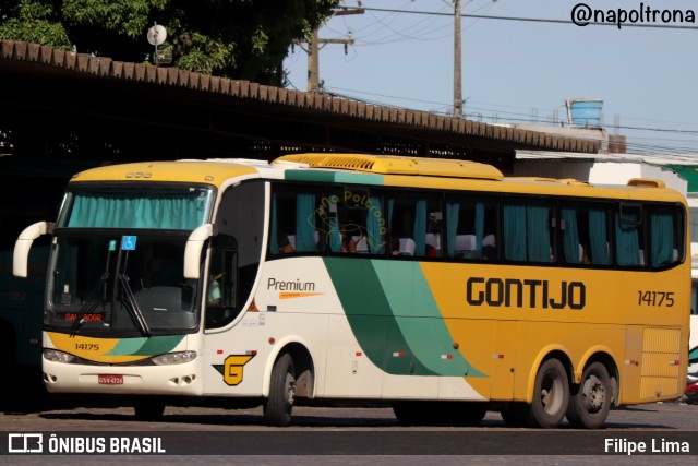 Empresa Gontijo de Transportes 14175 na cidade de Vitória da Conquista, Bahia, Brasil, por Filipe Lima. ID da foto: 11763896.