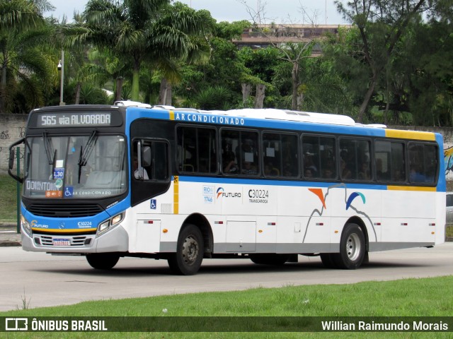 Transportes Futuro C30224 na cidade de Rio de Janeiro, Rio de Janeiro, Brasil, por Willian Raimundo Morais. Número da foto: #11763312.