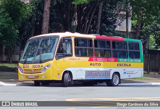 Auto Escola Atlântica 6 8XXX na cidade de São Paulo, São Paulo, Brasil, por Diego Cardoso da Silva. ID da foto: 11761694.