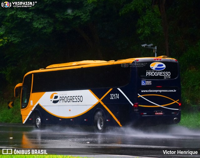 Viação Progresso 32174 na cidade de Petrópolis, Rio de Janeiro, Brasil, por Victor Henrique. Número da foto: #11763772.
