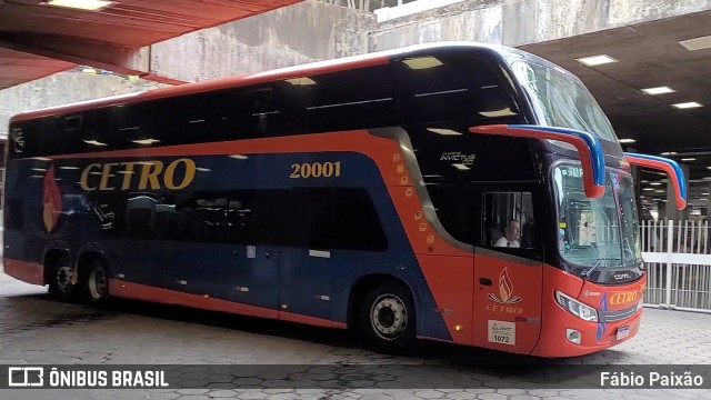 Viação Cetro 20001 na cidade de Belo Horizonte, Minas Gerais, Brasil, por Fábio Paixão. Número da foto: #11761798.