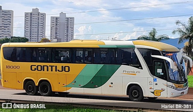 Empresa Gontijo de Transportes 18000 na cidade de Betim, Minas Gerais, Brasil, por Hariel BR-381. ID da foto: 11766145.