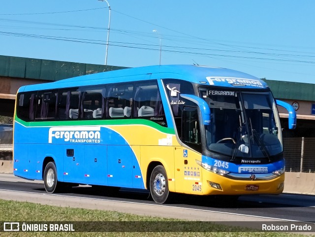 Fergramon Transportes 2045 na cidade de São José dos Campos, São Paulo, Brasil, por Robson Prado. Número da foto: #11768010.