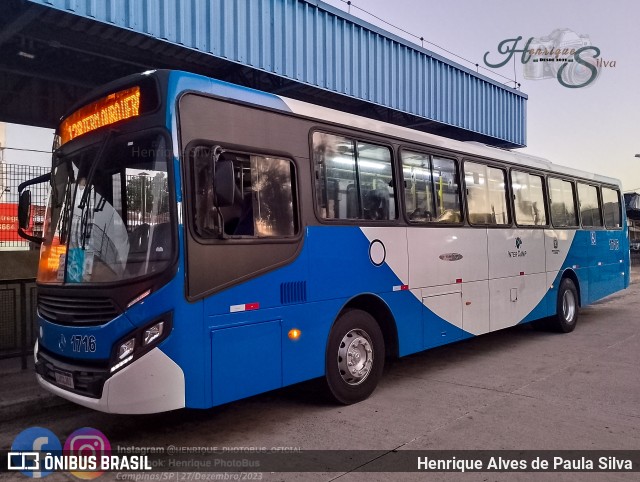 VB Transportes e Turismo 1716 na cidade de Campinas, São Paulo, Brasil, por Henrique Alves de Paula Silva. Número da foto: #11765470.